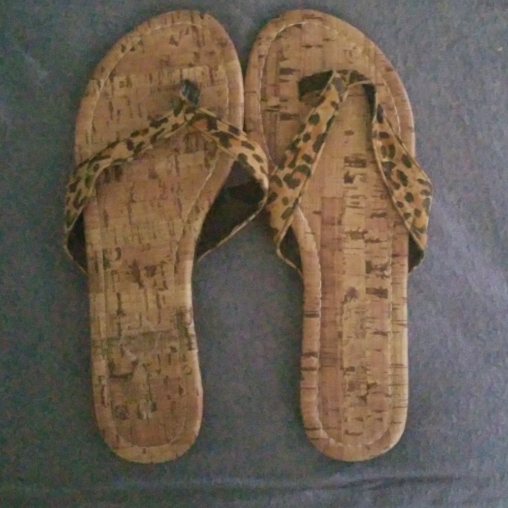 Leopard sandals